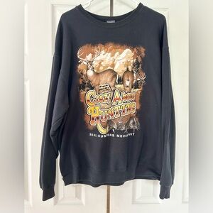 Hunters sweatshirt men size xlarge Jerzees